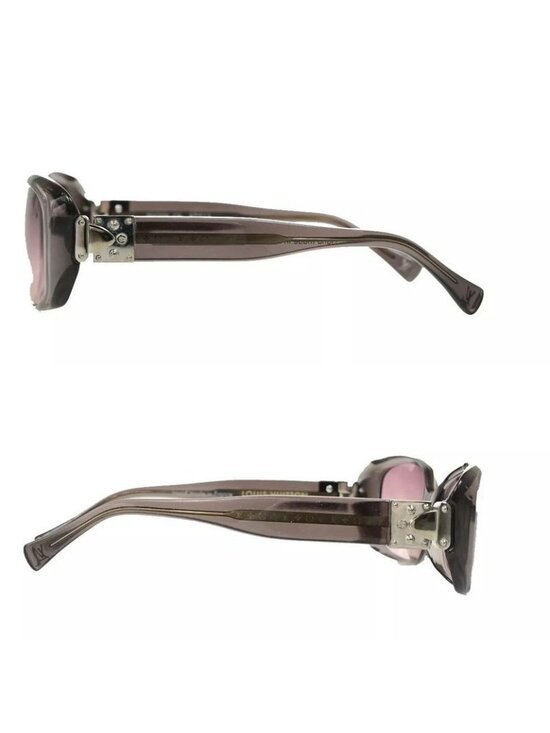 Louis Vuitton Sunglasses Purple Black Lame 30 Bs088